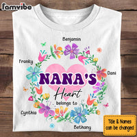Personalized Pinky Grandma's Heart Belongs To Kids Shirt - Hoodie - Sweatshirt 31781 thumb 1