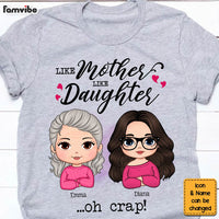 Personalized Mother's Day Gift Like Mother Like Daughter Shirt - Hoodie - Sweatshirt 31784 thumb 1
