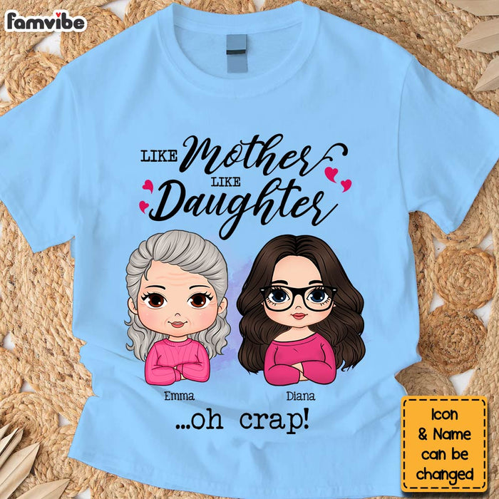 Personalized Mother's Day Gift Like Mother Like Daughter Shirt - Hoodie - Sweatshirt 31784 1