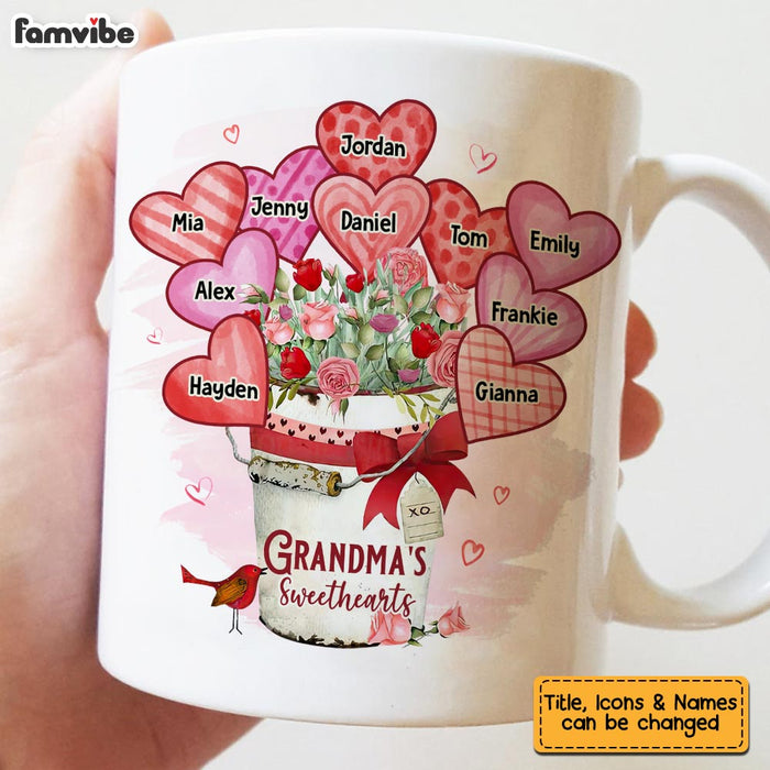 Personalized Grandma's Sweetheart Mug 31785 1