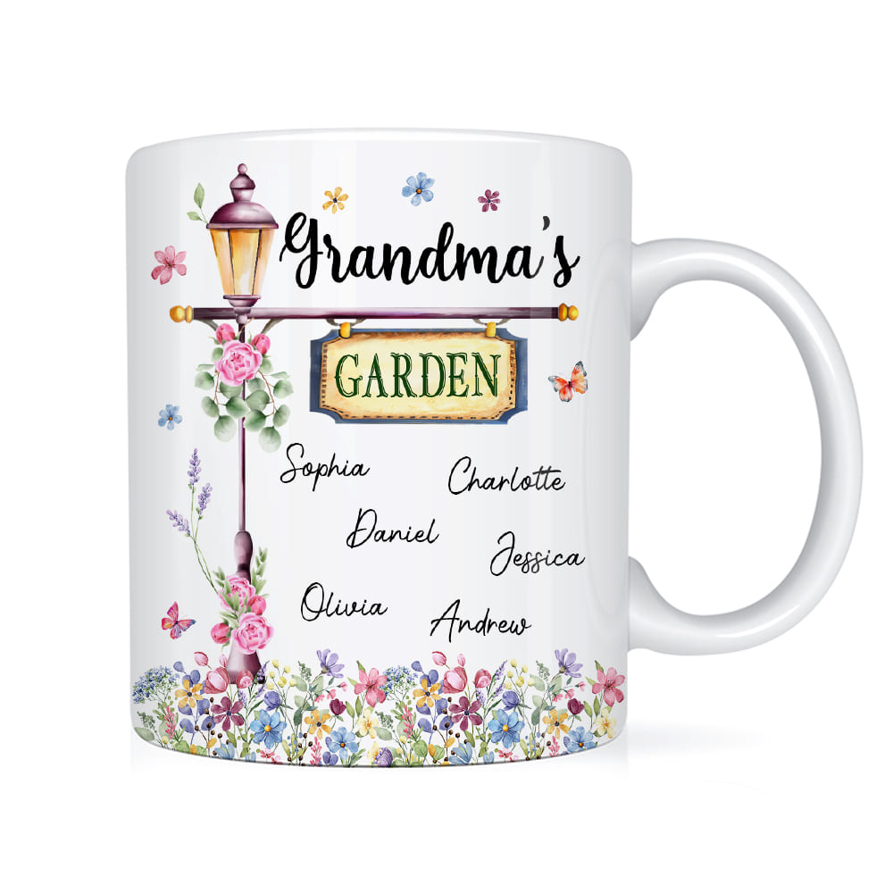 Personalized Grandma's Garden Mug 31786 Primary Mockup