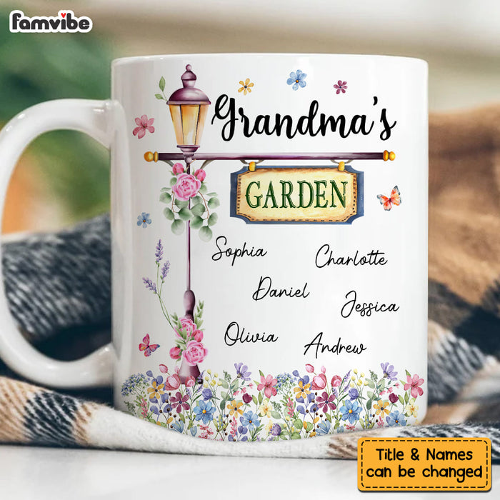 Personalized Grandma's Garden Mug 31786 1