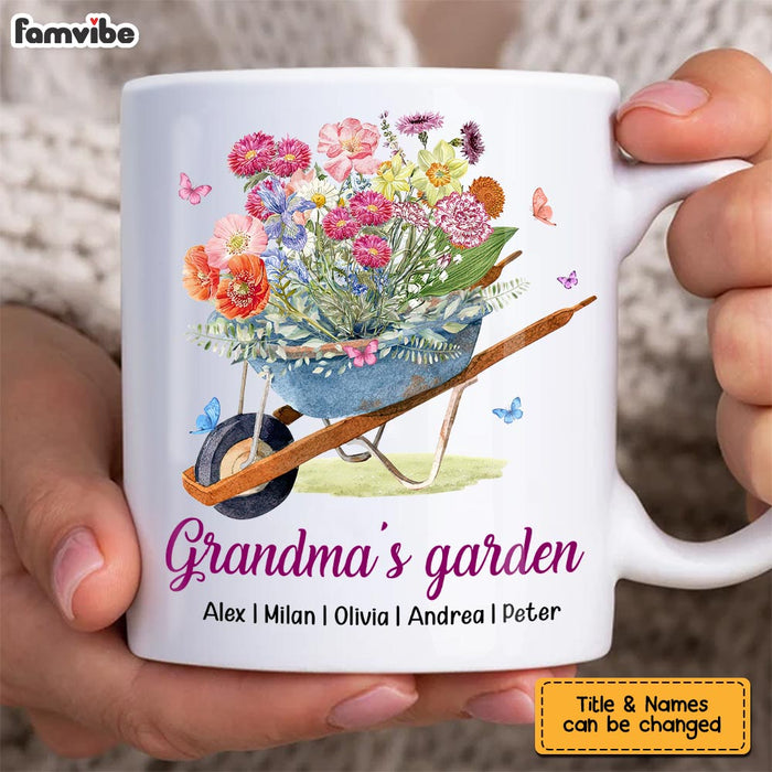 Personalized Gift For Grandma's Garden Mug 31787 1