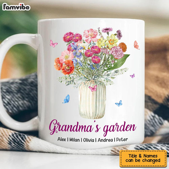 Personalized Gift For Grandma's Garden Mug 31787 1