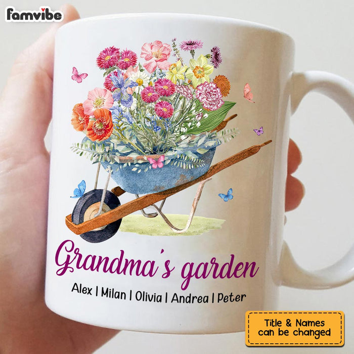 Personalized Gift For Grandma's Garden Mug 31787 1