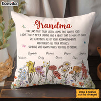 Personalized Gift For Grandma Garden Pillow 31792 thumb 1