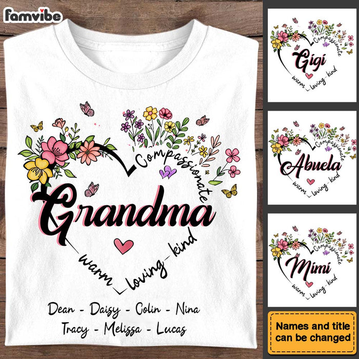 Personalized Compassionate Grandma Shirt - Hoodie - Sweatshirt 31797 1