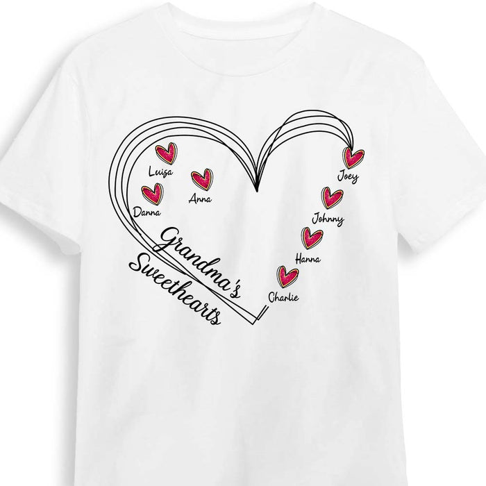 Personalized Grandma's Sweethearts Shirt - Hoodie - Sweatshirt 31798 1
