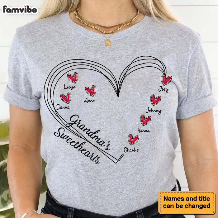 Personalized Grandma's Sweethearts Shirt - Hoodie - Sweatshirt 31798 1