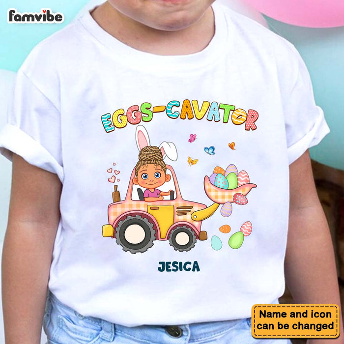 Personalized Easter Gift For Granddaughter Eggs-Cavator Kid T Shirt - Kid Hoodie - Kid Sweatshirt 31801 1
