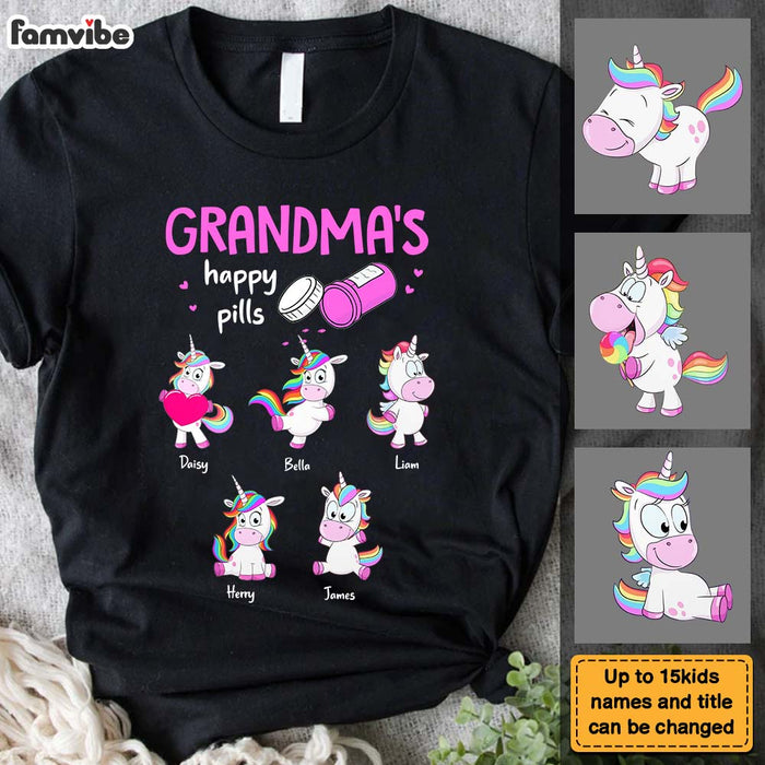 Personalized Grandma's Happy Pills Shirt - Hoodie - Sweatshirt 31803 1