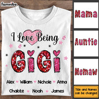 Personalized Gift For Grandma I Love Being Nana Shirt - Hoodie - Sweatshirt 31804 thumb 1