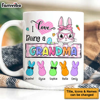 Personalized I Love Being A Grandma Easter Bunny Mug 31809 thumb 1