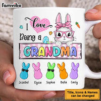 Personalized I Love Being A Grandma Easter Bunny Mug 31809 thumb 1