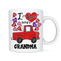 Personalized Gift For Grandma Polka Dot Truck Mug 31812 thumb 1