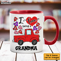 Personalized Gift For Grandma Polka Dot Truck Mug 31812 thumb 1
