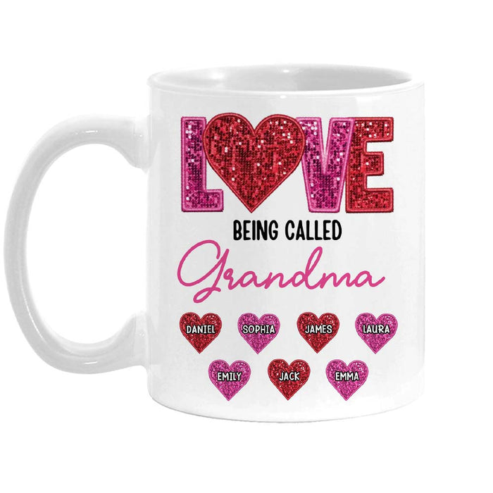 Personalized Love Being Called Grandma Mug 31818 1
