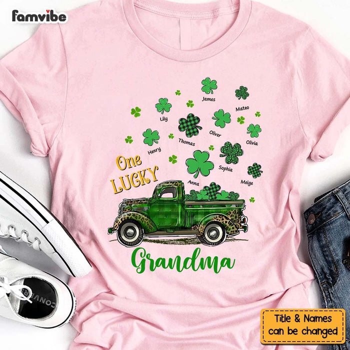 Personalized Gift For Grandma One Lucky Grandma Shirt - Hoodie - Sweatshirt 31820 1