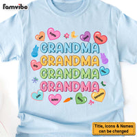 Personalized Gift For Grandma Easter Heart Shirt - Hoodie - Sweatshirt 31823 thumb 1