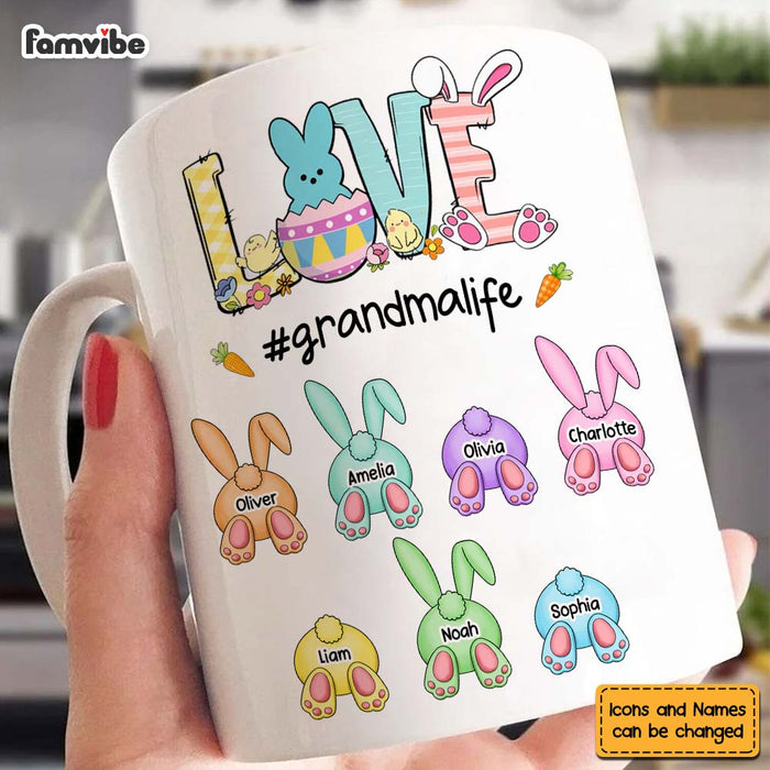 Personalized Gift For Grandma Easter Love Mug 31826 1