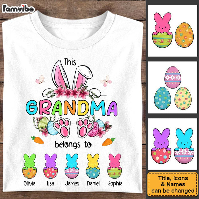 Personalized Gift For Grandma This Grandma Belongs To Easter Shirt - Hoodie - Sweatshirt 31828 1