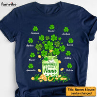 Personalized Gift For Grandma Happiness Is Being Nana Patrick's Day Shirt - Hoodie - Sweatshirt 31829 thumb 1