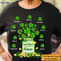 Personalized Gift For Grandma Happiness Is Being Nana Patrick's Day Shirt - Hoodie - Sweatshirt 31829 thumb 1