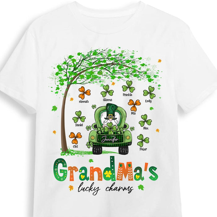 Personalized Gift For Grandma Grandma's Lucky Charms Shirt - Hoodie - Sweatshirt 31839 1