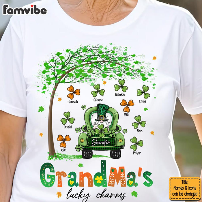 Personalized Gift For Grandma Grandma's Lucky Charms Shirt - Hoodie - Sweatshirt 31839 1