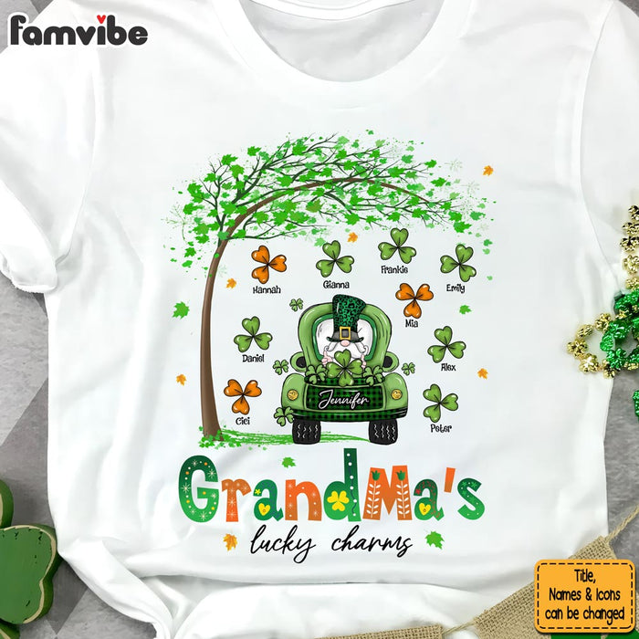 Personalized Gift For Grandma Grandma's Lucky Charms Shirt - Hoodie - Sweatshirt 31839 1