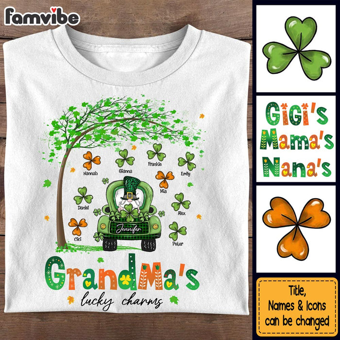 Personalized Gift For Grandma Grandma's Lucky Charms Shirt - Hoodie - Sweatshirt 31839 1