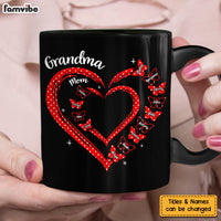 Personalized Gift For Grandma Heart Polka Dot Mug 31844 thumb 1