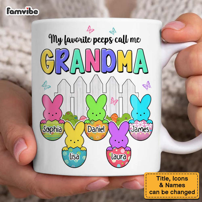 Personalized Easter Gift Favorite Peeps Call Me Grandma Mug 31846 1