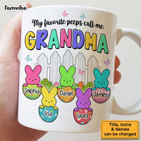 Personalized Easter Gift Favorite Peeps Call Me Grandma Mug 31846 thumb 1