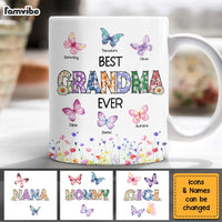 Personalized Gift For Grandma Butterfly Garden Mug 31849 thumb 1