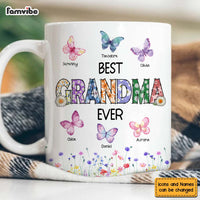Personalized Gift For Grandma Butterfly Garden Mug 31849 thumb 1
