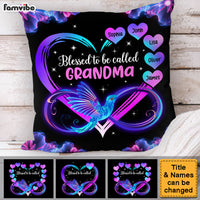 Personalized Blessed to Be Called Nana Grandma Gift Pillow 31851 thumb 1