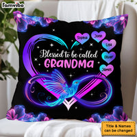 Personalized Blessed to Be Called Nana Grandma Gift Pillow 31851 thumb 1