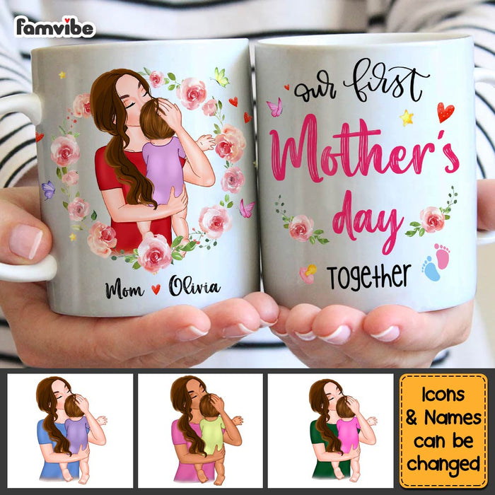 Personalized First Mother's Day Gift Our First Mother's Day Together Mug 31854 1