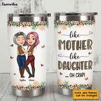 Personalized Awesome Gift Like Mother Like Daughter Steel Tumbler 31856 thumb 1