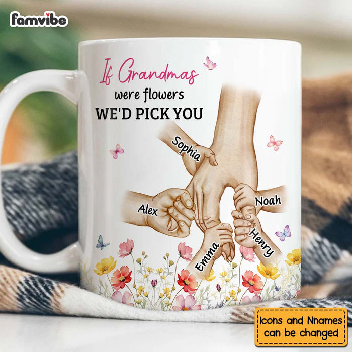 Personalied Gift For Grandma Were Flower Mug 31857 1