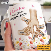 Personalied Gift For Grandma Were Flower Mug 31857 thumb 1