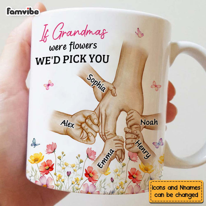 Personalied Gift For Grandma Were Flower Mug 31857 1
