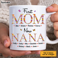 Personalized Gift For Nana First Mom Now Grandma Flower Pattern Mug 31743 31859 thumb 1