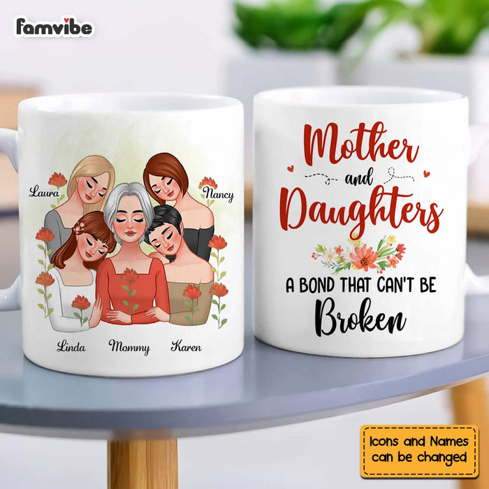 Personalized Gift For Mother & Daughters A Bond Mug 31860 1