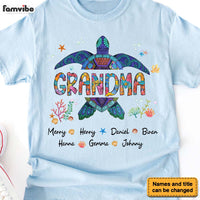 Personalized Grandma Gift Turtle Shirt - Hoodie - Sweatshirt 31862 thumb 1
