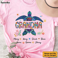 Personalized Grandma Gift Turtle Shirt - Hoodie - Sweatshirt 31862 thumb 1