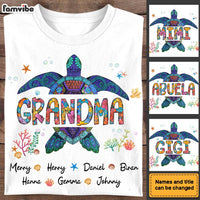 Personalized Grandma Gift Turtle Shirt - Hoodie - Sweatshirt 31862 thumb 1