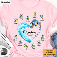 Personalized Grandma Gift Turtle Blessed To Be Called Nana Shirt - Hoodie - Sweatshirt 31864 thumb 1