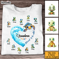 Personalized Grandma Gift Turtle Blessed To Be Called Nana Shirt - Hoodie - Sweatshirt 31864 thumb 1